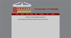 Desktop Screenshot of barnettbuildingcontractors.com